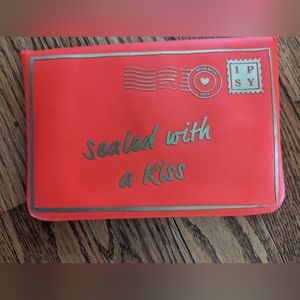 Ipsy Sealed with a Kiss Red Makeup Bag